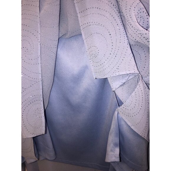 DANA Kay Light Blue 3 Piece Dressy Skirt Suit - Picture 13 of 16